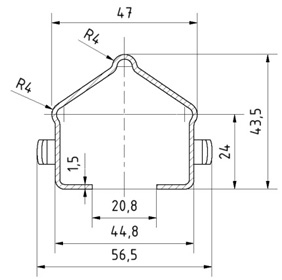 1.2mm-2.0mm толщины ролл Формирующая машина для виноградника пост решетки виноградных колодцев