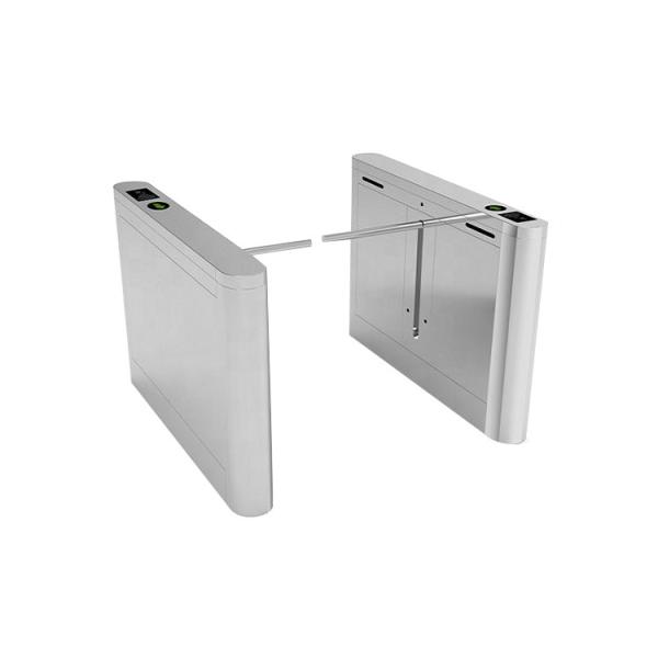 IP54 BLDC Motor Drop Arm Turnstile Biometric Access Control Gate with 30 Persons/Min Capacity