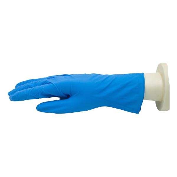 Gants jetables en nitrile bleus pour la protection des mains sans poudre
