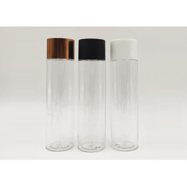 Transparent Plastic PET Cosmetic Bottle Packaging For Face Toner