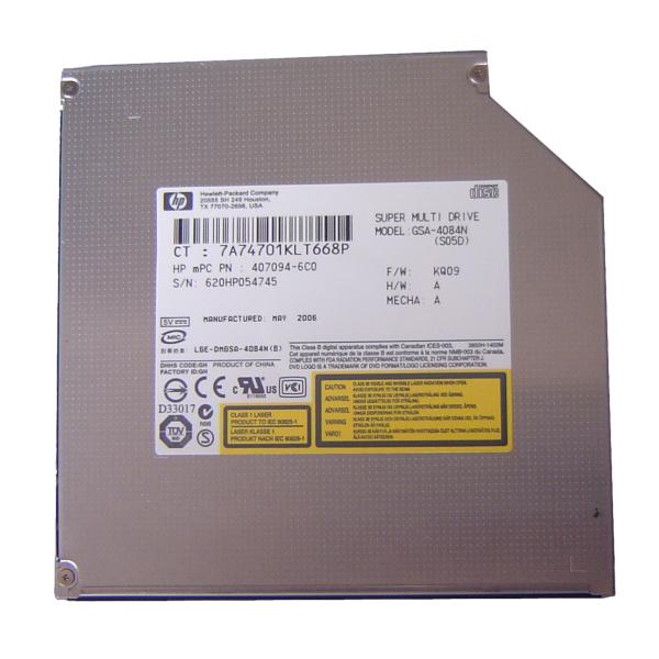 Slim Optical Disc Drive GSA-4084N with IDE interface