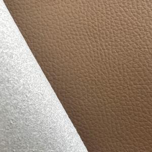 EPU Eco Faux Leather Fabrics 1.4mm Solvent Free Silicone Coated For Home