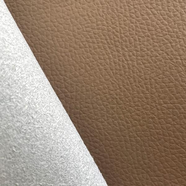 1.4m 1.4mm PU Solvent Free Eco Leather 21 Color Silicone Coated Litchi Pattern For Home Decor
