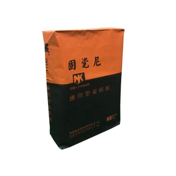 Plaster Pasted Valve Paper Bag 15kg 20kg 25kg Flexo Printing