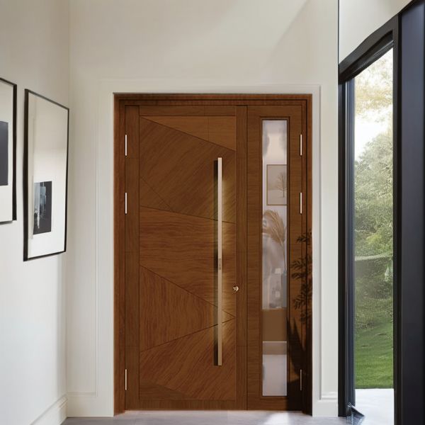 Custom Color Modern Exterior Entrance Door Anti Theft For Villa Residences