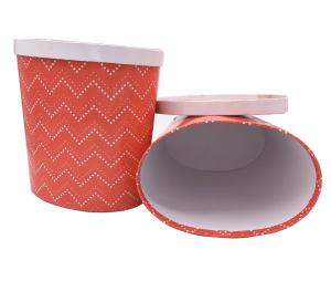Custom Cardboard Round Box Oval Tube Containers Packing For Wine Storage