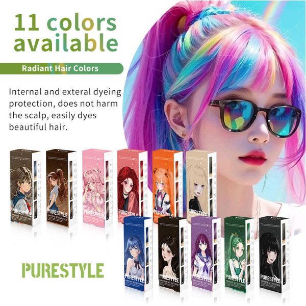 Home Hair Color Kit Permanent Hair Dye Natural Hair Color OEM Available Reliable Hair Dye Factory