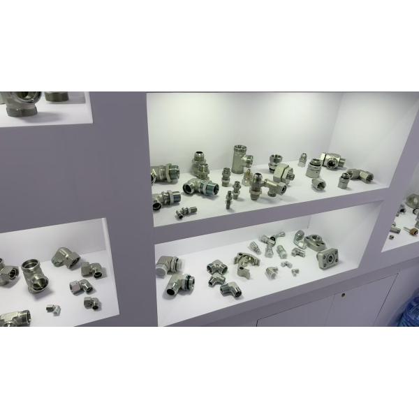 Threaded Bsp Hydraulic Hose Fittings Stainless Steel Male Female Quick Couplers For Different Size  From 1/4''  Straight 45° 90° To 1 Inch