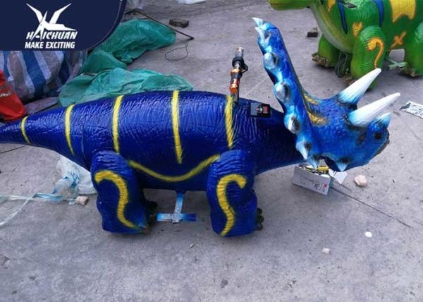 Customized Color Electric Animal Scooters / Motorized Plush Riding Animals