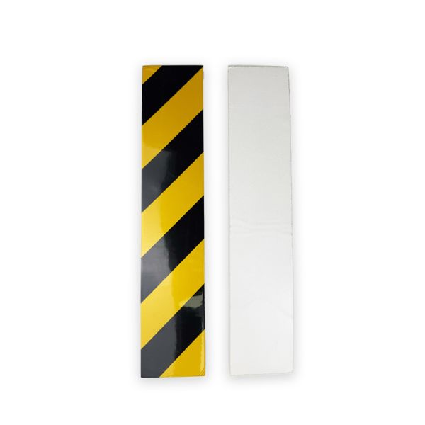 Black Yellow Parking Garage Bumper Guard High Visibility Garage Wall Guard