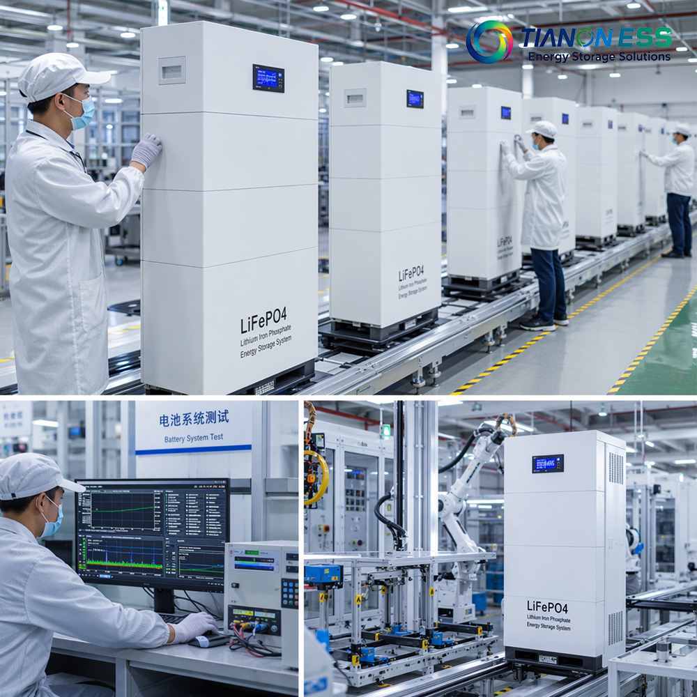 100-260kW Grid-Tied Off-Grid Hybrid Solar System 600W Bifacial PV Panel LiFePO4 Battery 380V 400V 50Hz 60Hz