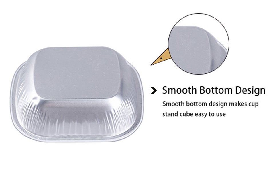 контейнеры еды авиакомпании пищевых контейнеров алюминиевой фольги 250ml устранимые летные покрытые поставляя еду с крышками