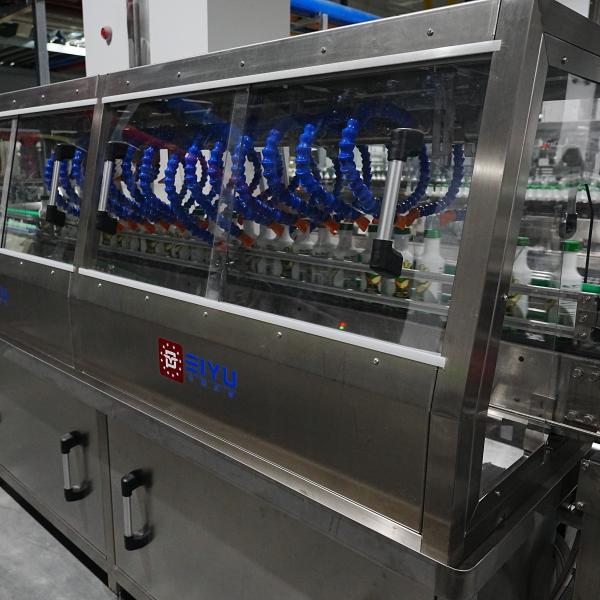 Clip On PET Glass Bottle Washing Cleaner Machine Rinser 3kW