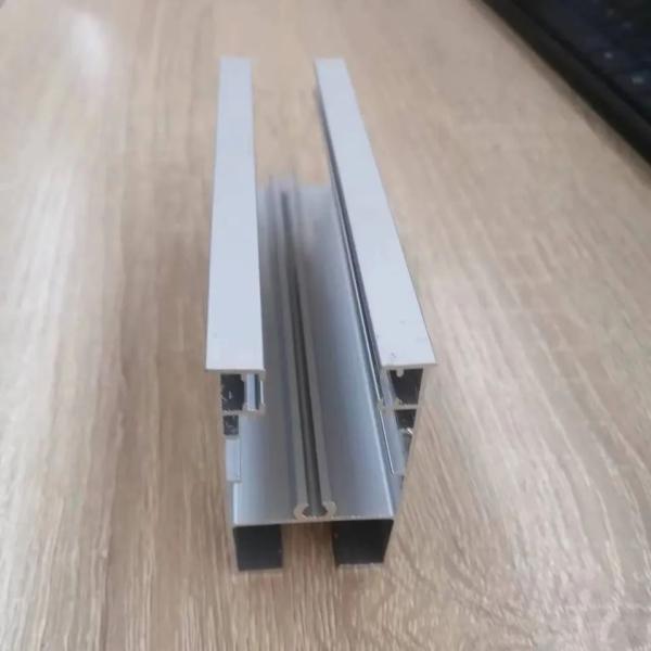 Senegal Market Silver Anodized Aluminium Extrusion 6063 Aluminium Profiles Window Frame