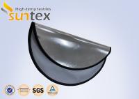 Le feu enduit Pit Mats de fibre de verre de silicone pour sous le puits du feu, tapis de gril pour le protecteur extérieur de patio de plate-forme de gril