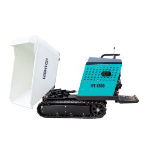 HT1200 Crawler Rotation Dump Truck with 13.5HP Engine 180° Rotation