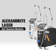 Máquina de depilação a laser Alexandrite Yag pulso longo indolor 4000 W