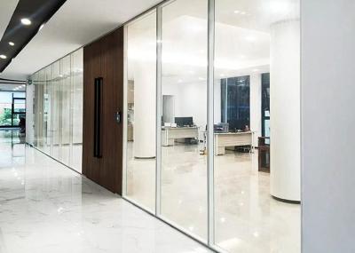 Paredes de vidro de vidro transparente de perfil de 3 mm, de vidro único ou duplo temperado de alumínio