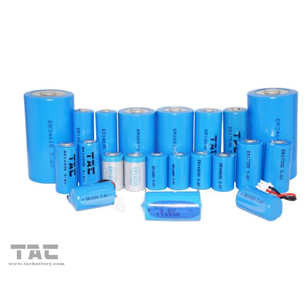 Батарея лития Li socl2 напряжения тока батареи ER17335 1800mAh 3.6V амперметра LiSOCl2 стабилизированная