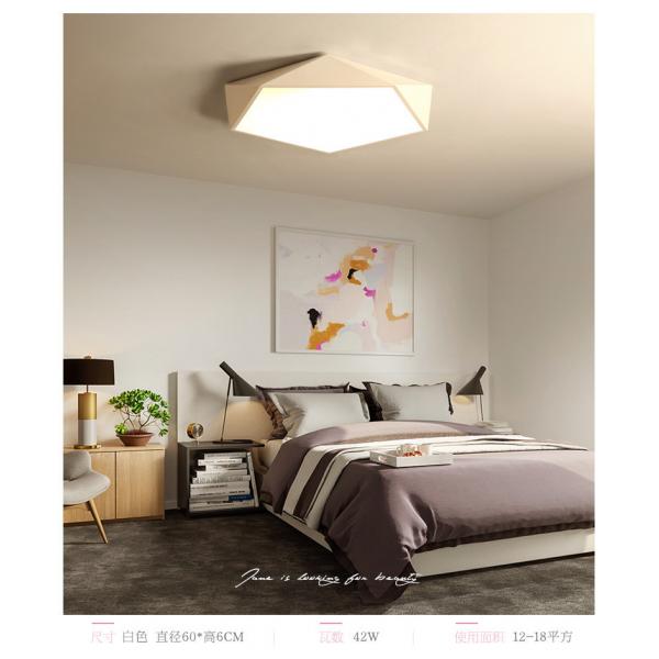 concise modern diamond Ma Long Series small/medium/big simple and fashionable bedroom/living room/balcony ceiling lamp