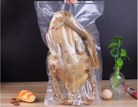 Clear Nylon Retort Food Vacuum Bags Plastic Packaging For Frozen Chicken Fish Meat