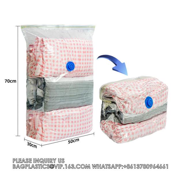 Four Corner Air Exhaust New Cube Space Saver Organizer Compression Vacuum Sealer Storage Bags For Quilts