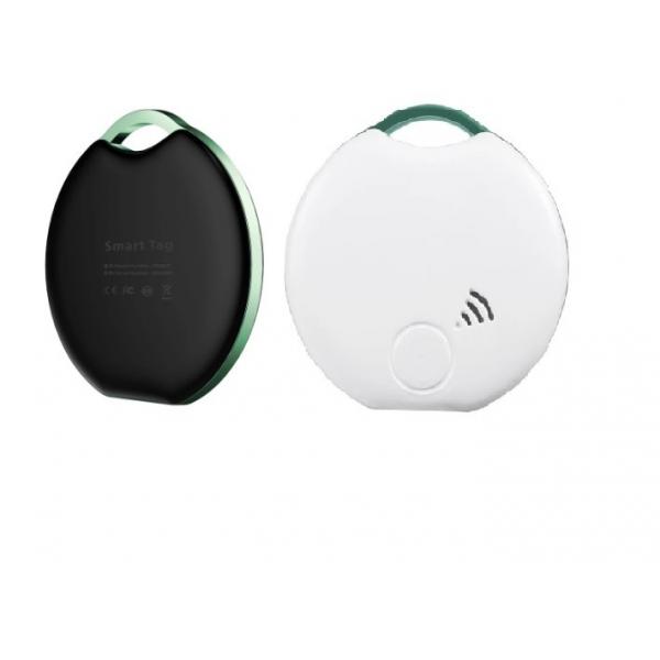 Black And White Smart Bluetooth Tracker Works With Tuya Smart Life App