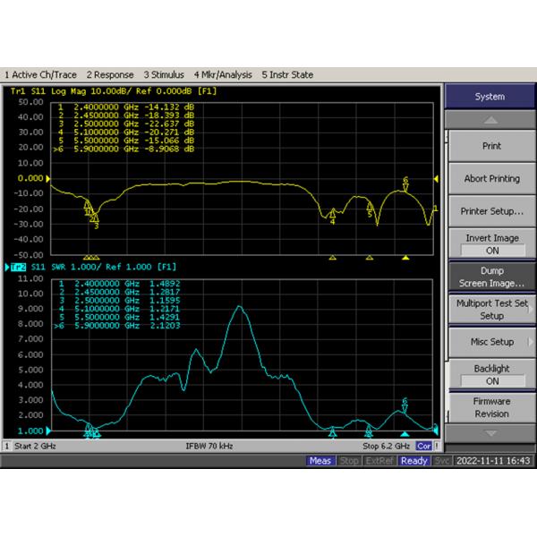 Panneau plat directionnelle antenne Wifi extérieure 2,4 GHz 5,8 GHz 12-17dBi 290x205x40