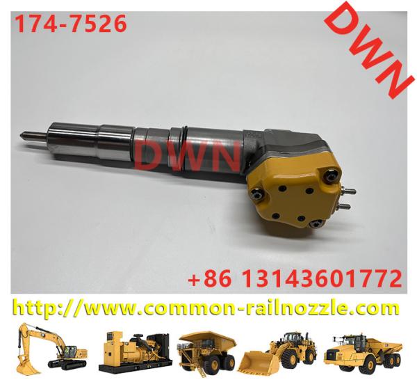 Machine à creuser 3412E moteur injecteur de carburant diesel 174-7526 1747526 pour C-A-T