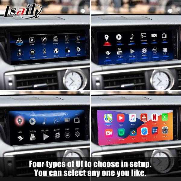 Интерфейс Lexus андроида 9,0 PDI видео- для LX RX с CarPlay, автомобилем андроида, NetFlix на RC300h 2013-2021 RCF