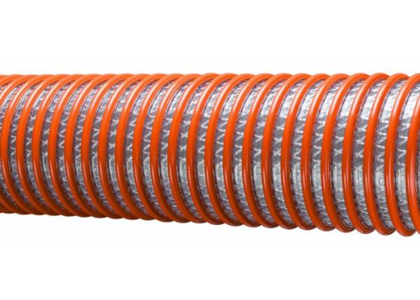 Plastic Suction Hose , Heavy Duty PVC Fabric Reinforced Hose Oil Resistant reinforced