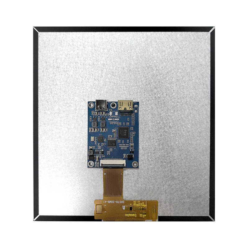 Sunlight Readable 7.6 Inch Square Display 800x800 MIPI TFT LCD Display With HDMI Board