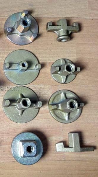 Aluminium Steel Formwork Swivel Flange Wing Nut Yellow Galvanized