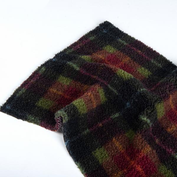 На заказ 100% полиэстерная ткань из тедди, ткань из шерпы, идеально подходит для одеяла.