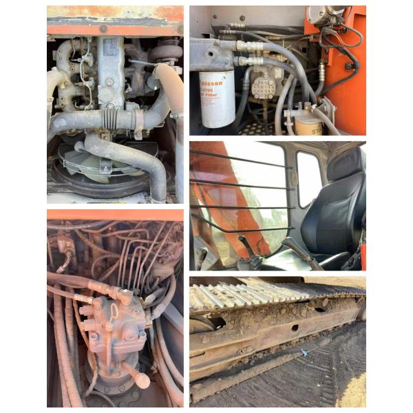 Usado Hitachi ZAXIS 120 Excavadora de 12 toneladas Capacidad de servicio completo Historia Construcción Minería