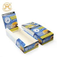 Cajas de empaquetado de la cartulina compensada blanca de CMYK para el empaquetado de la caja de regalo de la galleta del bocado 400g