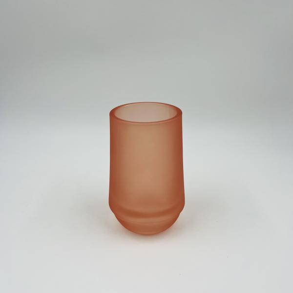 Стеклянные аксессуары для ванной комнаты набор замороженный оранжевый круглый золотой насос