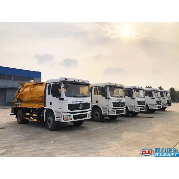 Dongfeng 12cmb Vacuum Truck, Sewer Suction Truck