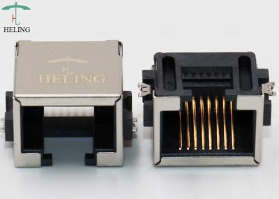 8P8C escolhem a temperatura do ℃ de SMT RJ45 Jack -40 do perfil baixo do porto de funcionamento de 85 ℃