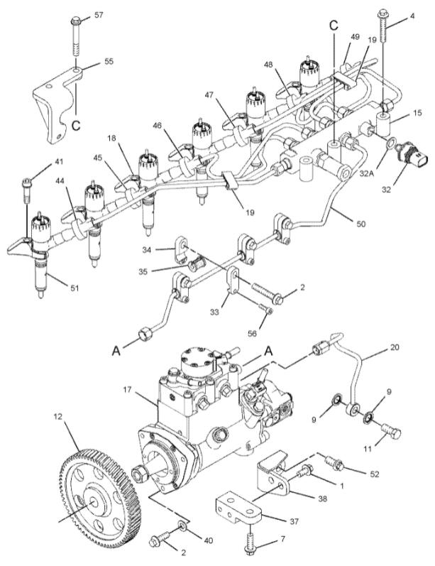286 3683 регулятор двигателя экскаватора 323D C6.4 320D ECU CAT