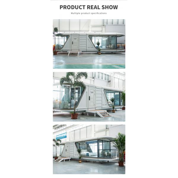 2025 Nouvelle maison en aluminium Apple Cabin Mobile maison intégrée extérieure