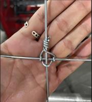 Acero de alta tracción de 2,0 mm alambre de nudo fijo cerco de granja de ganado