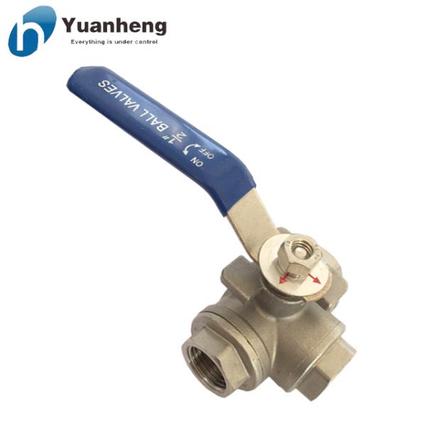 1/2 до 2 регулирование потока нержавеющей стали 304 дюйма 316 «т» «л» шариковый клапан отклонителя 3 путей с пусковой площадкой установки