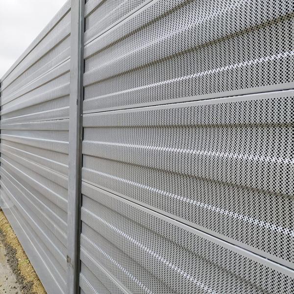 Waterproof Perforated Metal Acoustic Panel Noise Barrier Panels