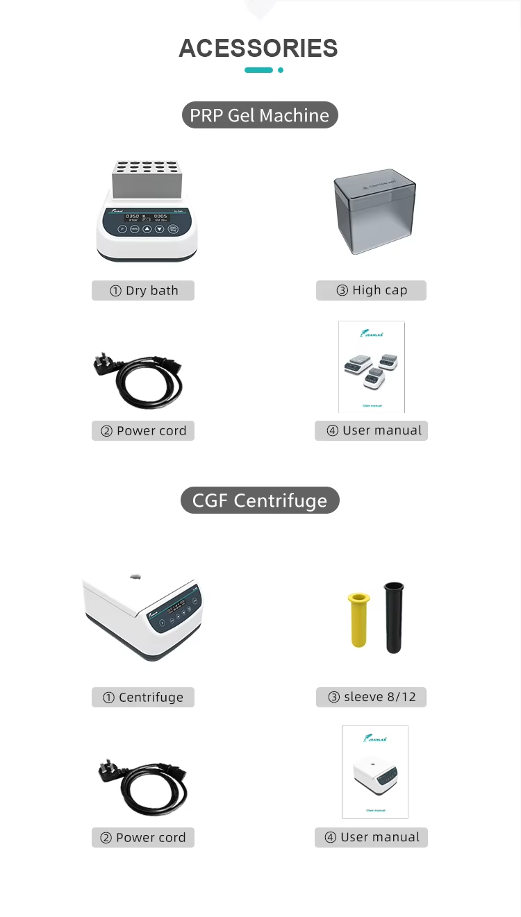 DB100-G PRP Machine Plasma Concentrate Gel Maker Aesthetic Clinic Injection Device for Collagen Induction