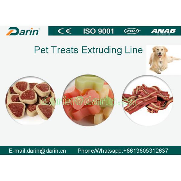 Equipos del extrusor de la comida de perro de la eficacia alta para la nutrición y la afición de la masticación