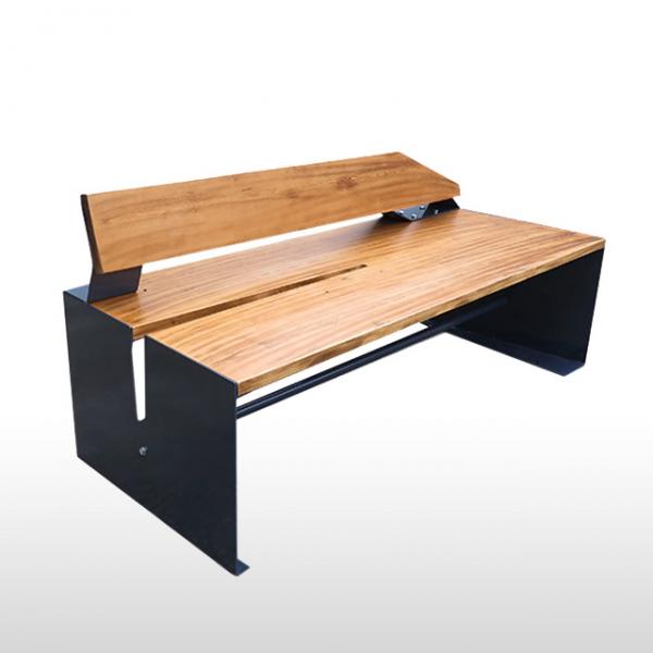 Новое место скамейки в парке патио улицы дизайна, предкрылки WPC деревянные для стенда