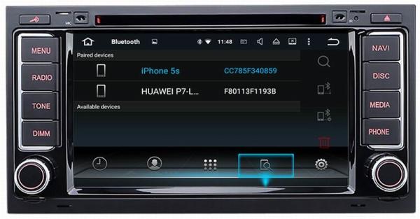 Ouchuangbo car dvd audio radio 2G RAM andrioid 7.1 for Volkswagen Touareg T5 with bluetooth 3G Wifi Rear View Camera