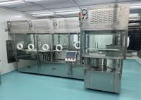 Máquina avanzada de línea de llenado de frascos inteligente para el llenado de medicamentos líquidos con lavado por ultrasonidos