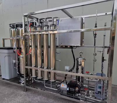 Système de traitement de l'eau par osmose inverse (RO) en SS304 à haut flux pour la purification de l'eau, 500 LPH